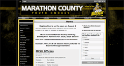 Desktop Screenshot of mcyhockey.org