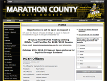 Tablet Screenshot of mcyhockey.org